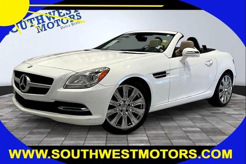 White 2014 Mercedes-Benz SLK-Class SLK 250