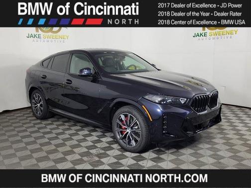 Carbon Black Metallic 2026 BMW X6 xDrive40i
