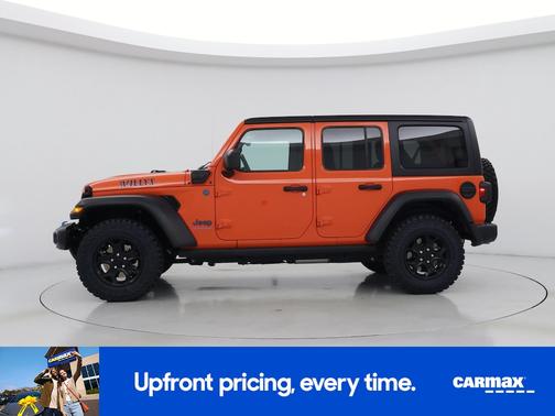 Orange 2023 Jeep Wrangler 4xe Willy's