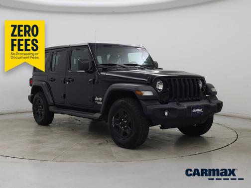 Black 2020 Jeep Wrangler Unlimited Sport