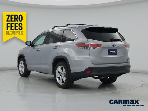 Silver 2015 Toyota Highlander Hybrid Limited Platinum