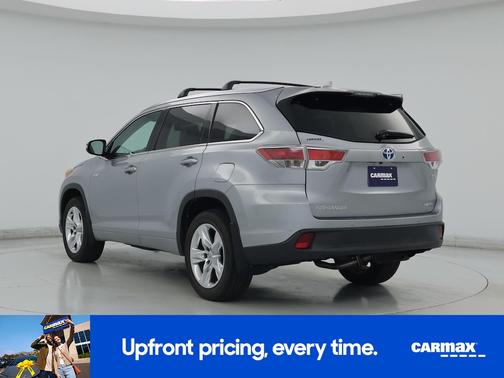 Silver 2015 Toyota Highlander Hybrid Limited Platinum