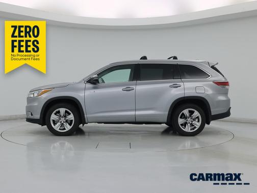 Silver 2015 Toyota Highlander Hybrid Limited Platinum
