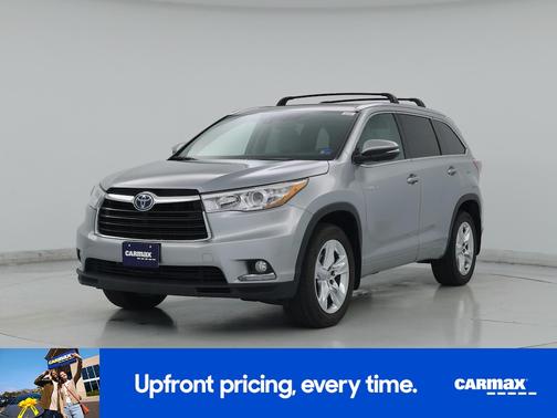 Silver 2015 Toyota Highlander Hybrid Limited Platinum