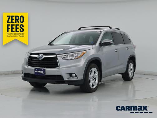 Silver 2015 Toyota Highlander Hybrid Limited Platinum