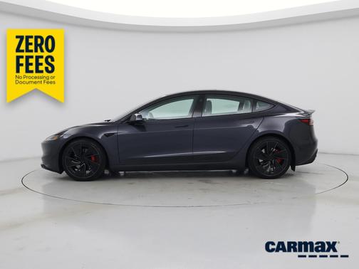 Gray 2025 Tesla Model 3 Performance
