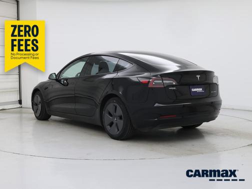 Black 2022 Tesla Model 3 Long Range