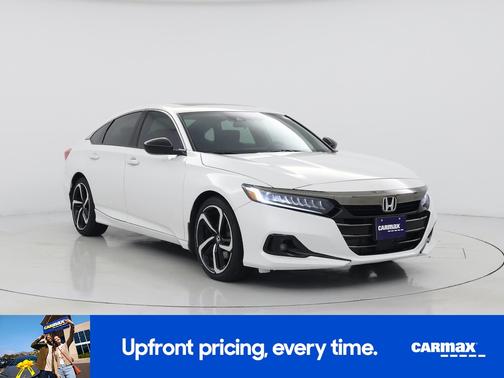 White 2021 Honda Accord Sport