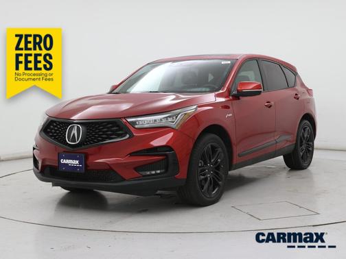 Red 2021 Acura RDX SH-AWD A-Spec