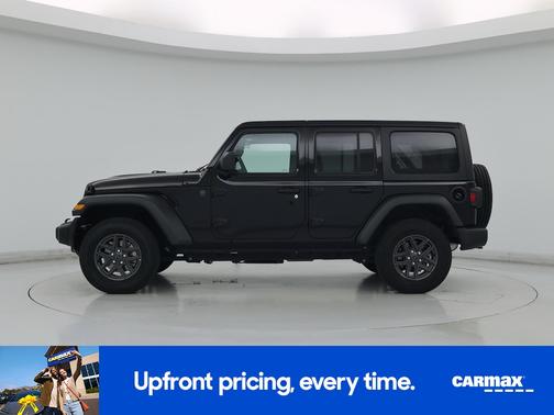 Black 2025 Jeep Wrangler Sport S