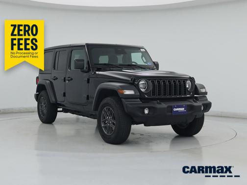 Black 2025 Jeep Wrangler Sport S