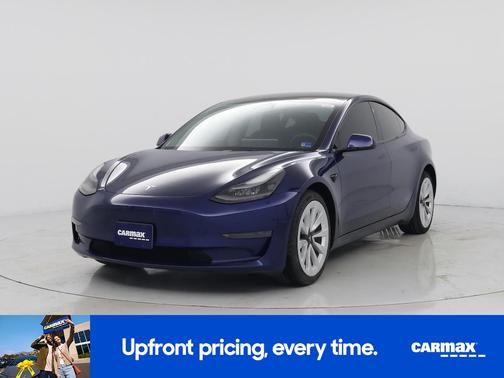 Blue 2022 Tesla Model 3