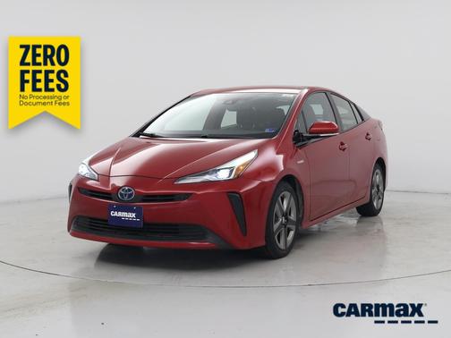 Red 2019 Toyota Prius Limited