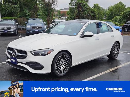 White 2023 Mercedes-Benz C-Class