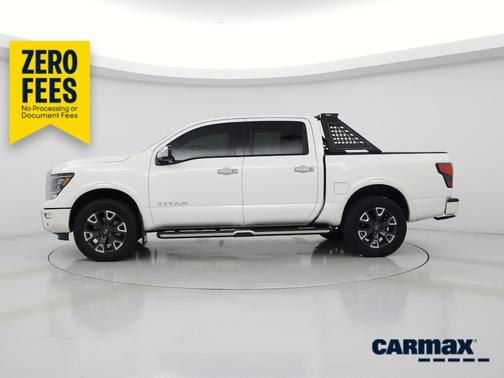 White 2023 Nissan Titan Platinum Reserve