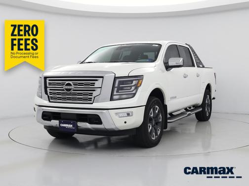 White 2023 Nissan Titan Platinum Reserve