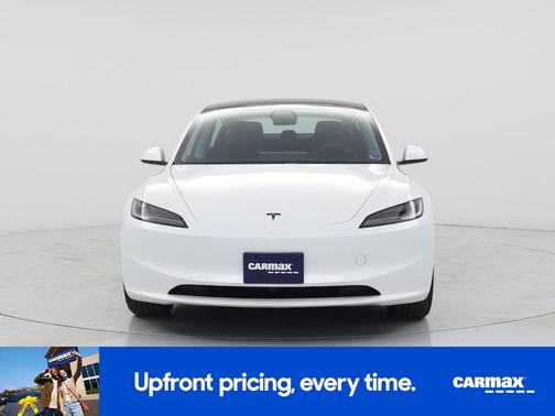 White 2025 Tesla Model 3 Long Range