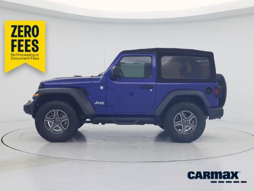Blue 2018 Jeep Wrangler All-New Sport S