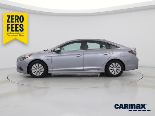 Silver 2016 Hyundai SONATA Hybrid SE