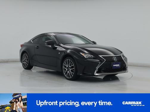 Black 2016 Lexus RC 350