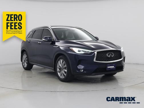 Blue 2021 INFINITI QX50 Luxe