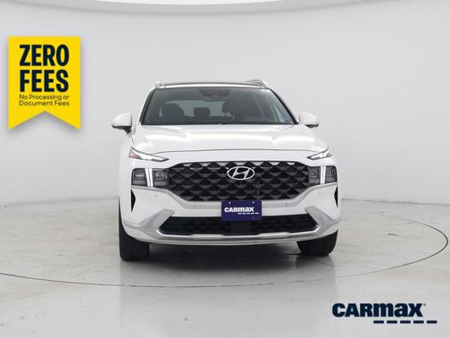 White 2022 Hyundai SANTA FE Calligraphy