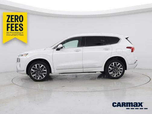 White 2022 Hyundai SANTA FE Calligraphy