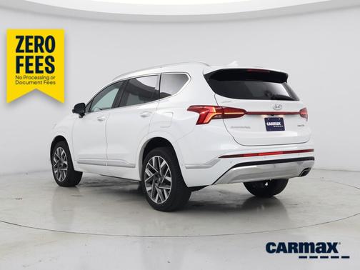 White 2022 Hyundai SANTA FE Calligraphy