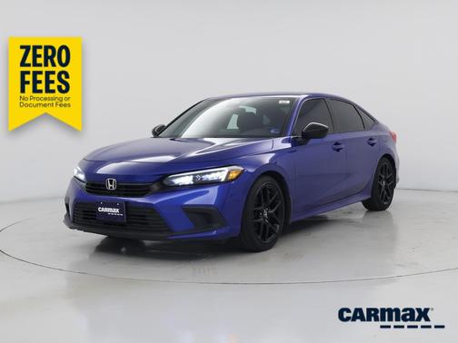 Blue 2024 Honda Civic Sport