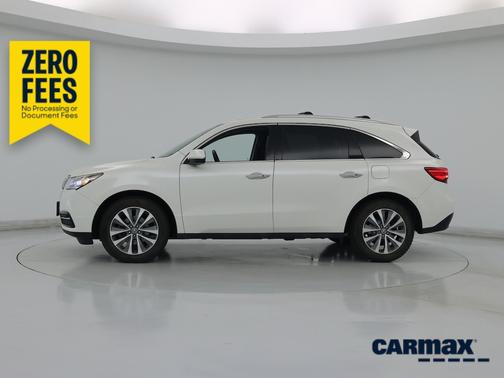 White 2016 Acura MDX