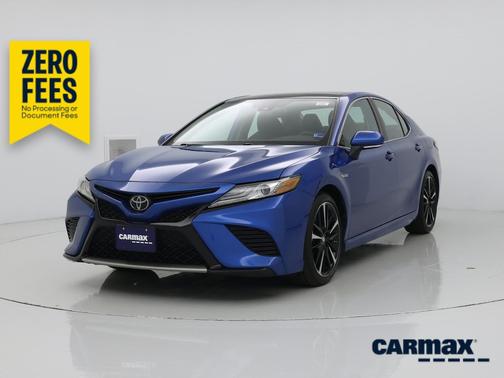 Blue 2019 Toyota Camry XSE