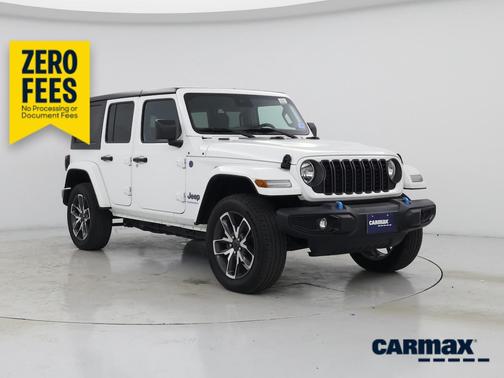 White 2024 Jeep Wrangler 4xe Sport S