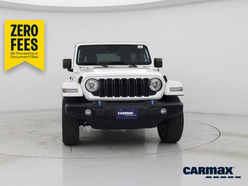 White 2024 Jeep Wrangler 4xe Sport S