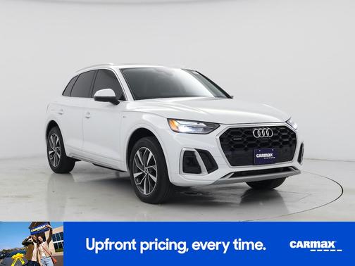 White 2022 Audi Q5 S-Line Premium Plus