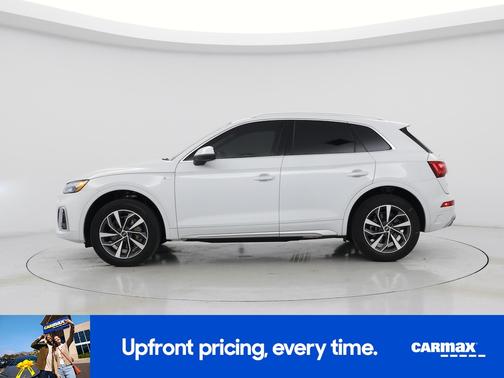 White 2022 Audi Q5 S-Line Premium Plus