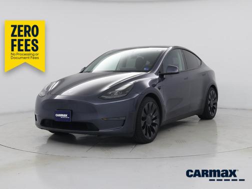 Gray 2022 Tesla Model Y Performance