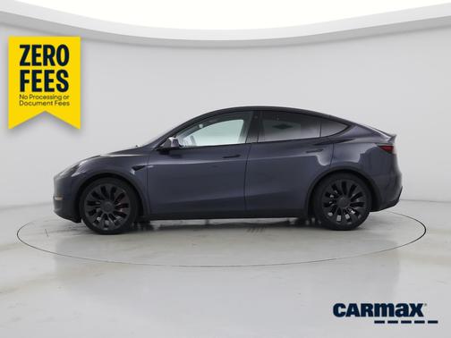Gray 2022 Tesla Model Y Performance