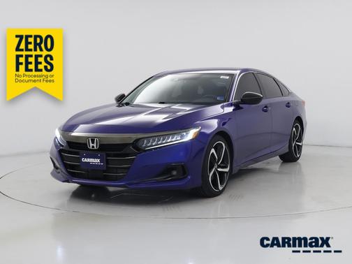 Blue 2022 Honda Accord Sport SE