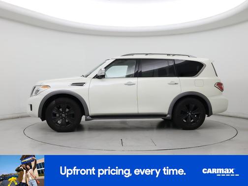 White 2018 Nissan Armada Platinum