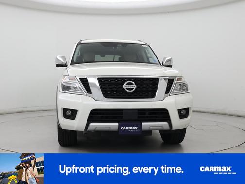 White 2018 Nissan Armada Platinum