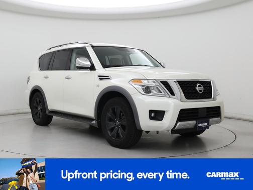 White 2018 Nissan Armada Platinum