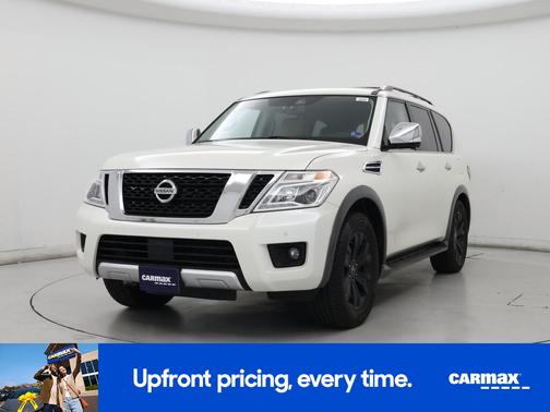 White 2018 Nissan Armada Platinum