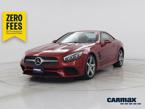 Red 2017 Mercedes-Benz SL 550