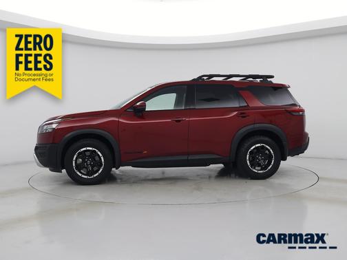 Burgundy 2025 Nissan Pathfinder Rock Creek