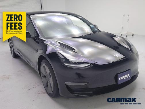 Black 2022 Tesla Model 3