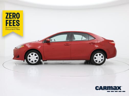 Red 2017 Toyota Corolla LE