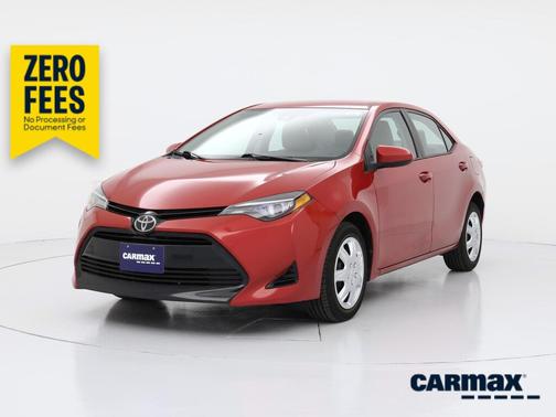 Red 2017 Toyota Corolla LE