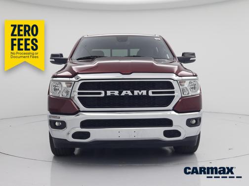 Red 2021 RAM 1500 Bighorn