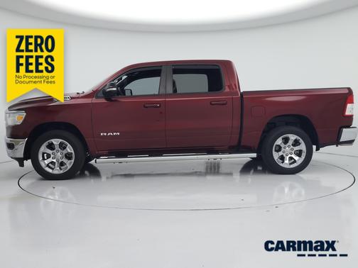Red 2021 RAM 1500 Bighorn