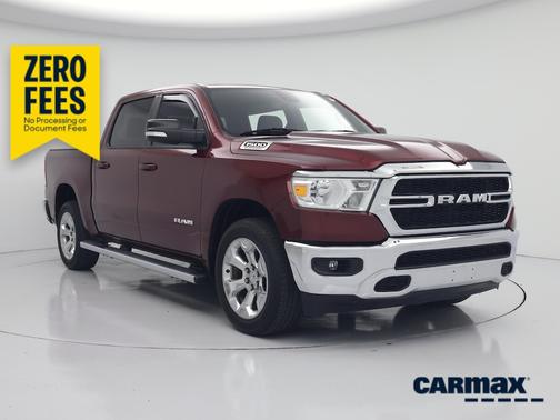 Red 2021 RAM 1500 Bighorn